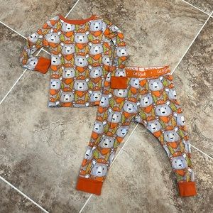 Cat & Jack 3T - wilderness bear pjs
